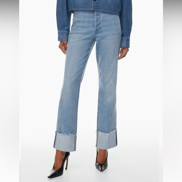 Denim Forum Arlo High Rise Cuff Jean - Picture 5 of 5